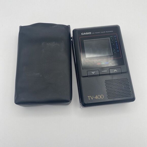 Casio TV-400V LCD Pocket Color Handheld TV Television VHF UHF Excellent Shape - Picture 1 of 7